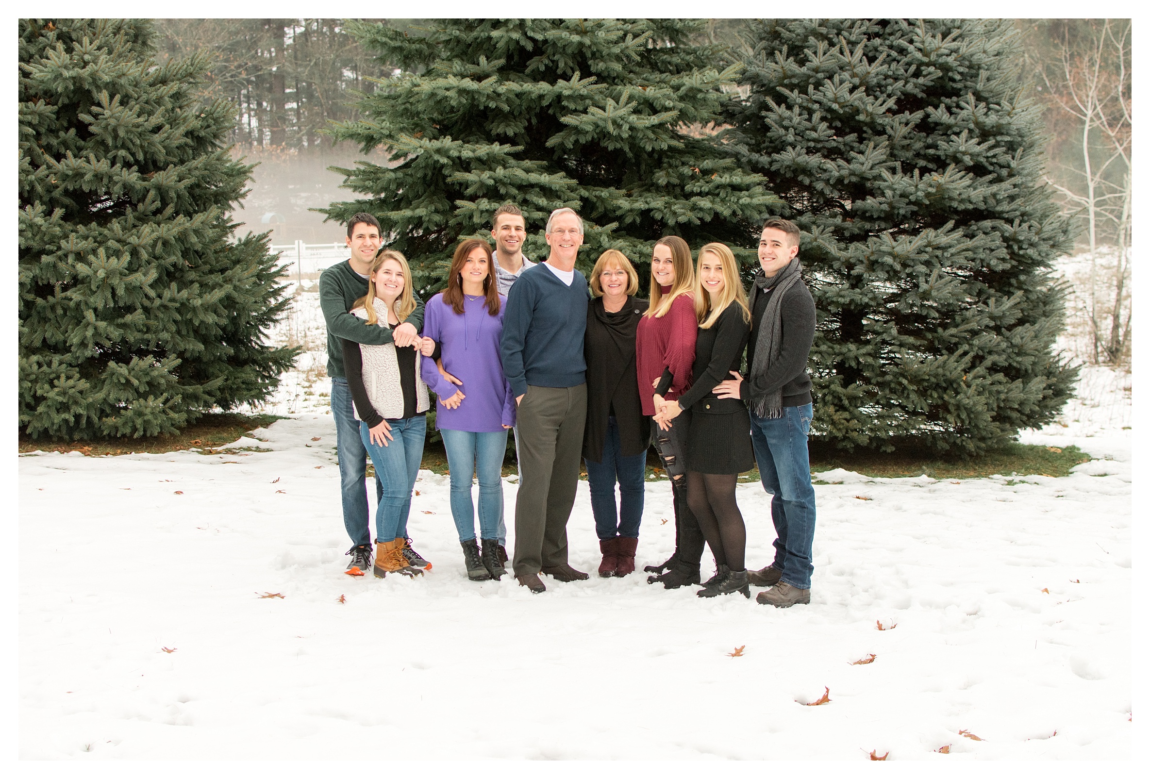 winter family photoshoot