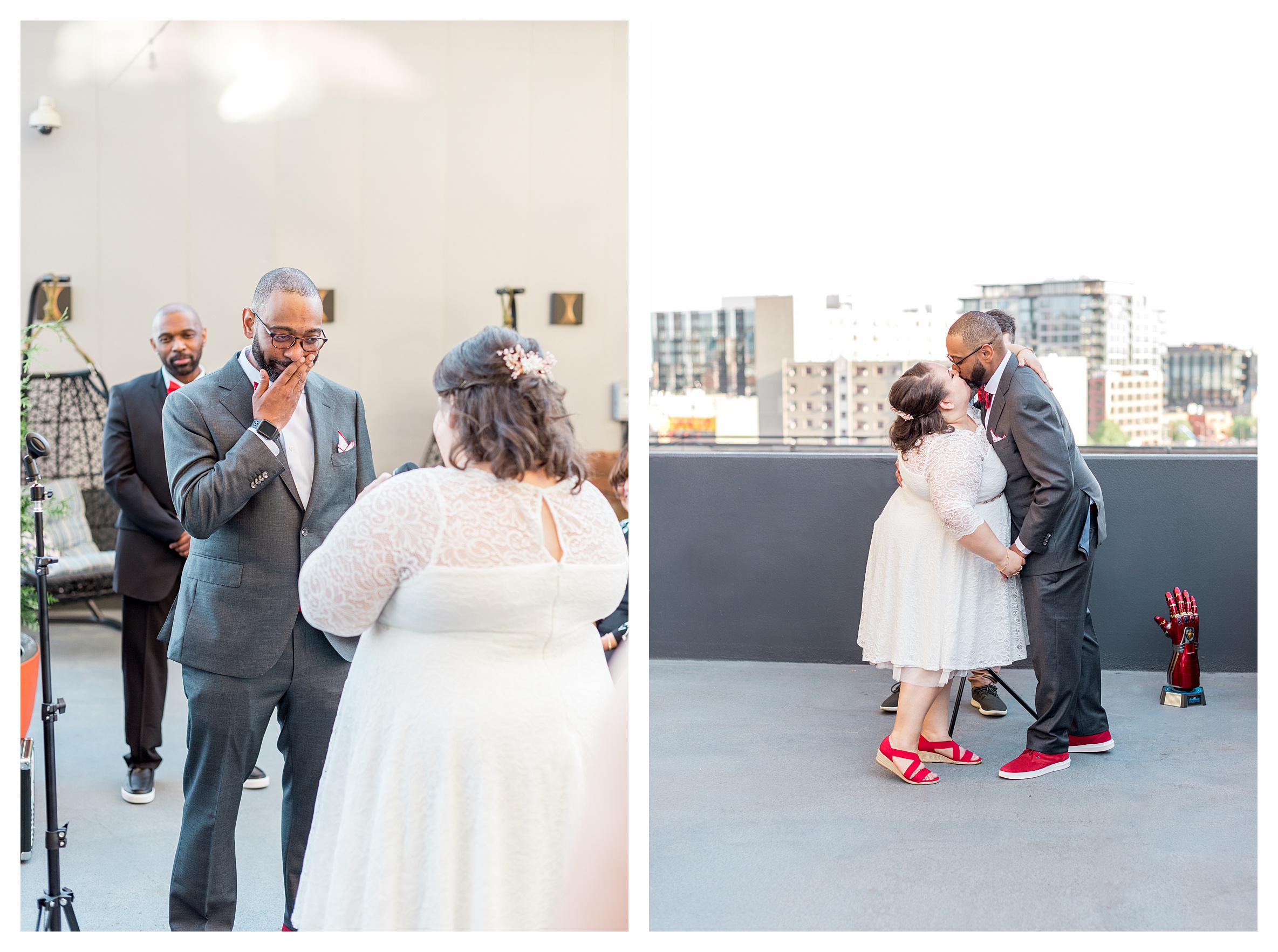 Revere Hotel Rooftop Wedding