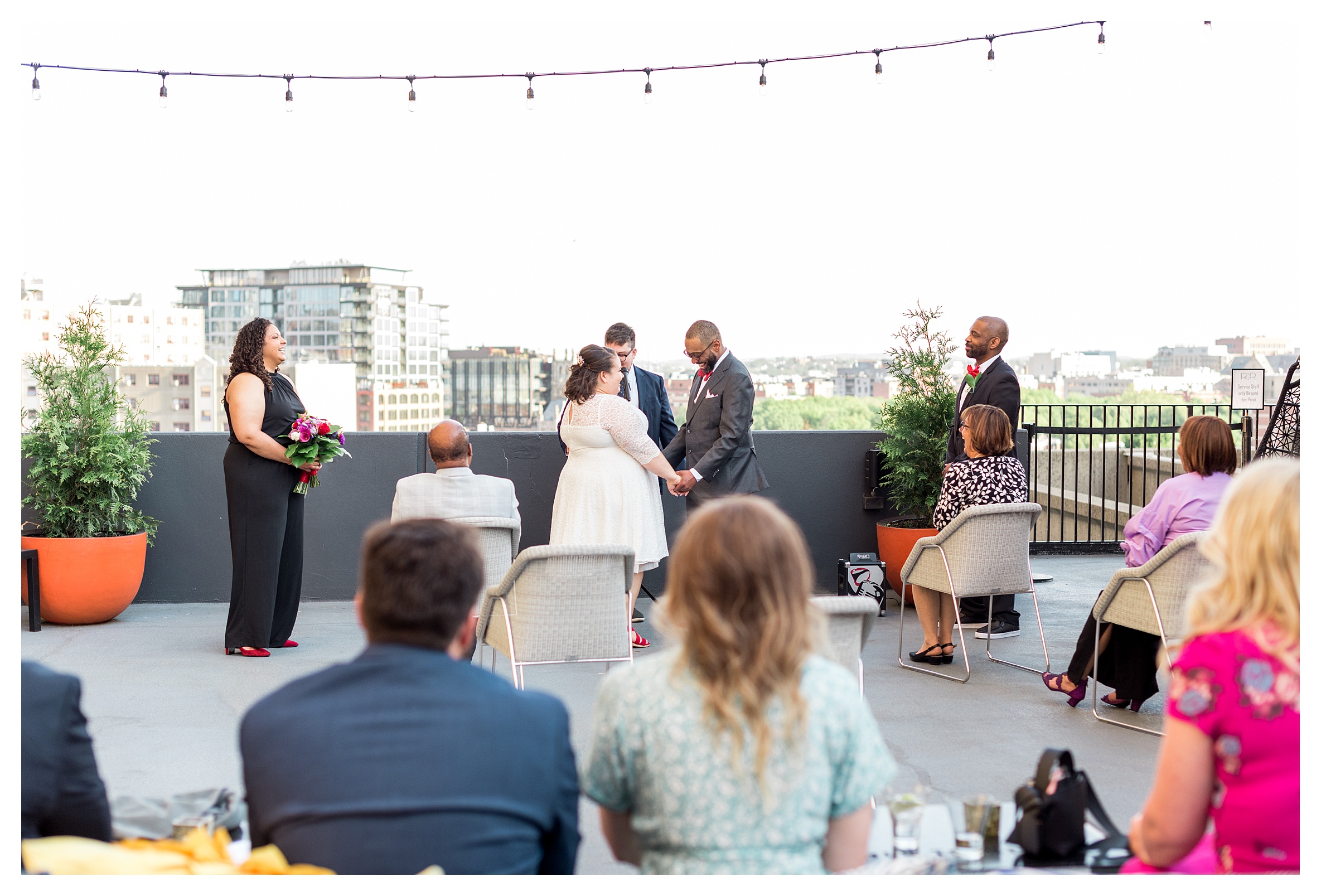 Revere Hotel Rooftop Wedding