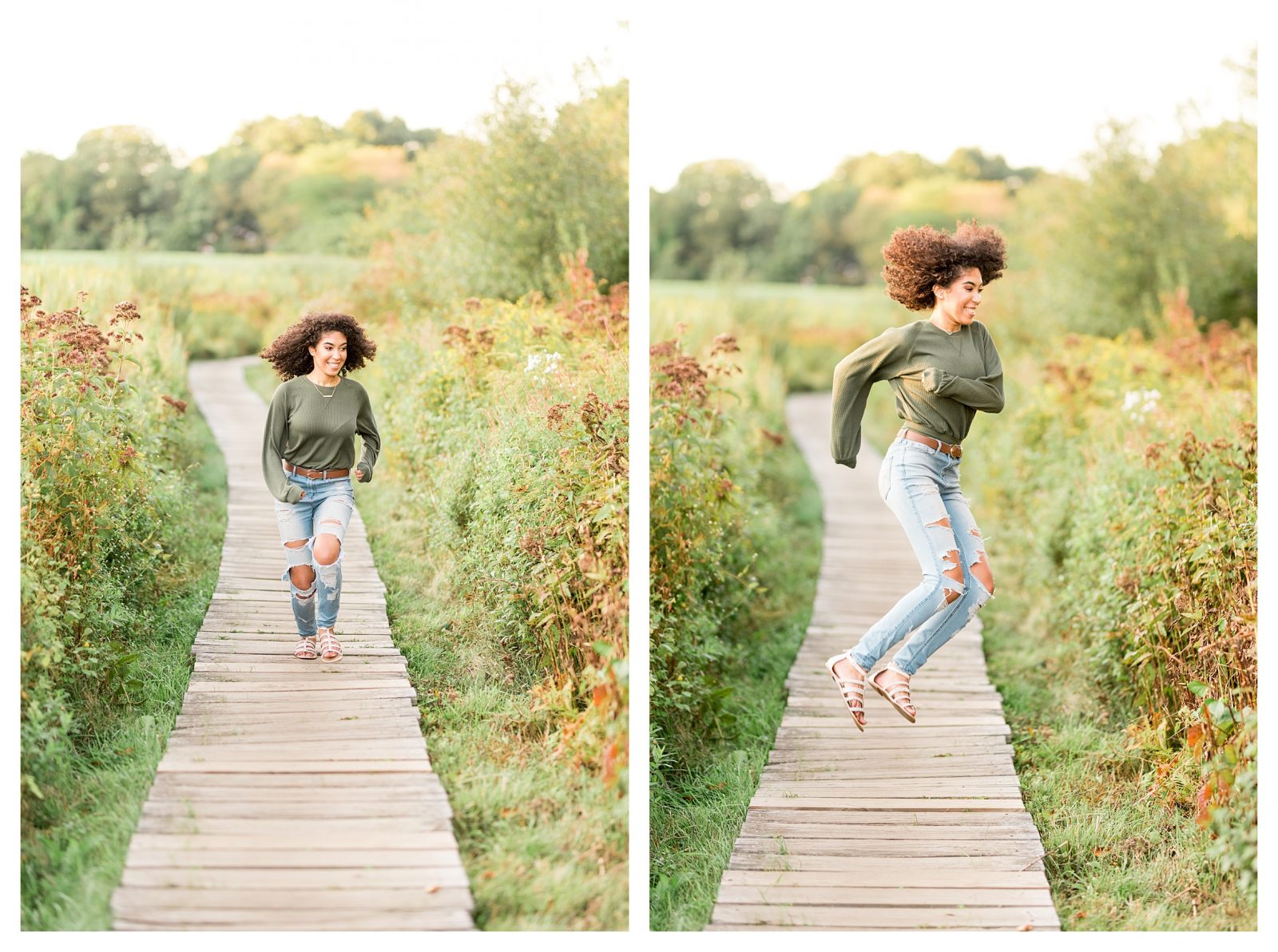 Olivia's Bright Senior Portrait Session in Belmont, MA by Sarah Surette