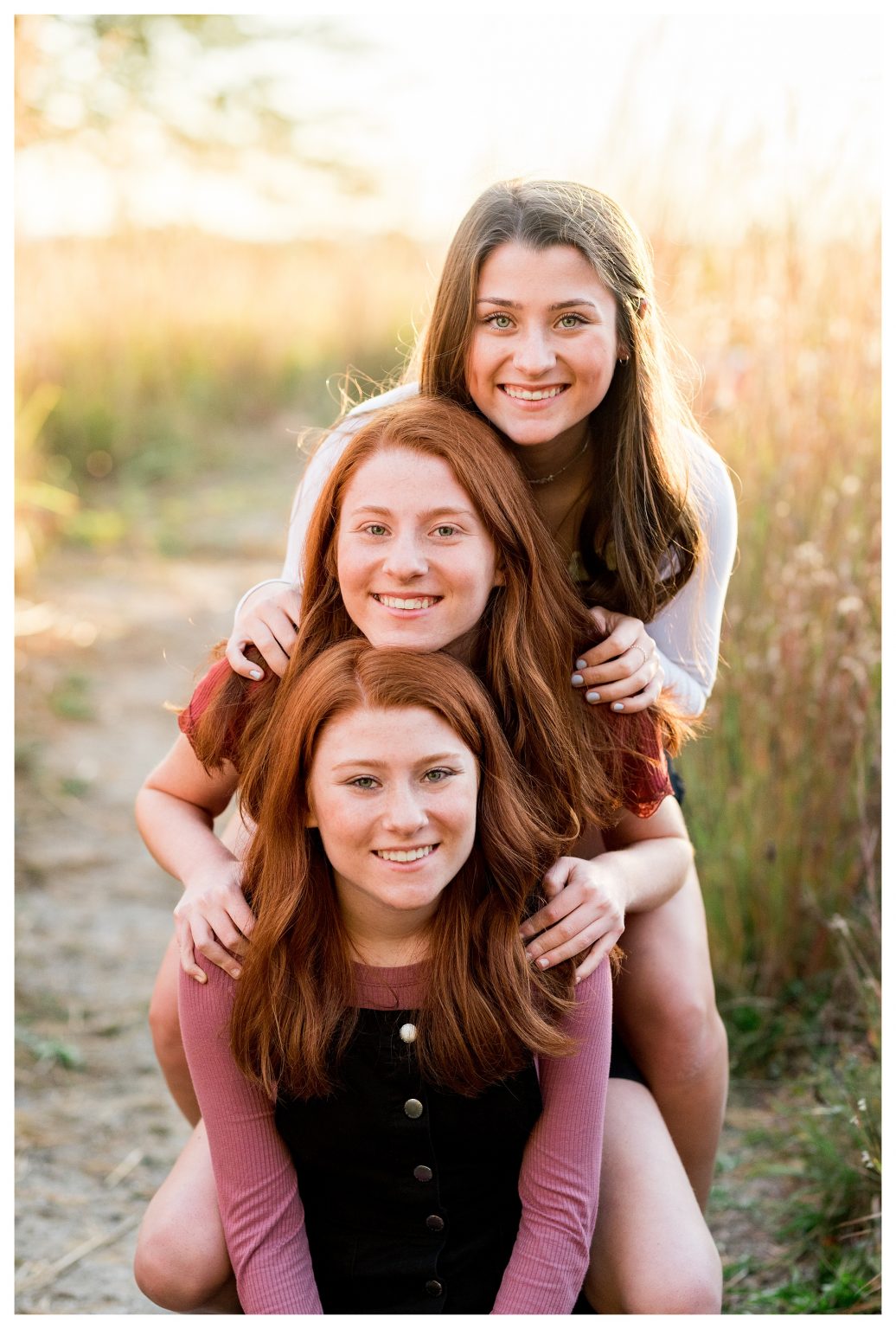 Triplet Senior Photos: Emma, Jordan & Reese by Sarah Surette