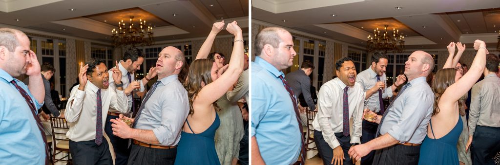 Guests on the dance floor at the Beauport Hotel 