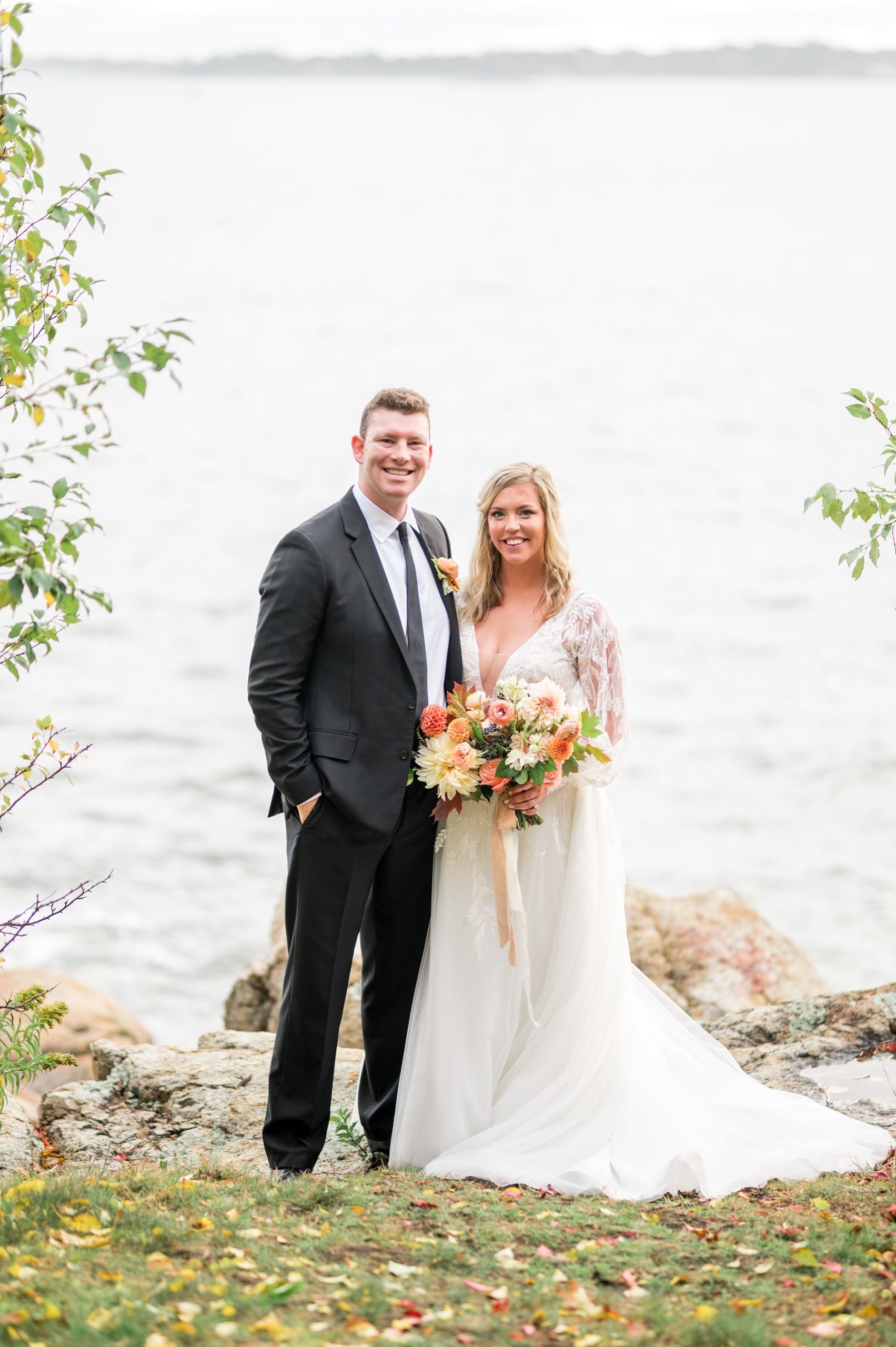 Fall wedding at Misselwood Events at Endicott College