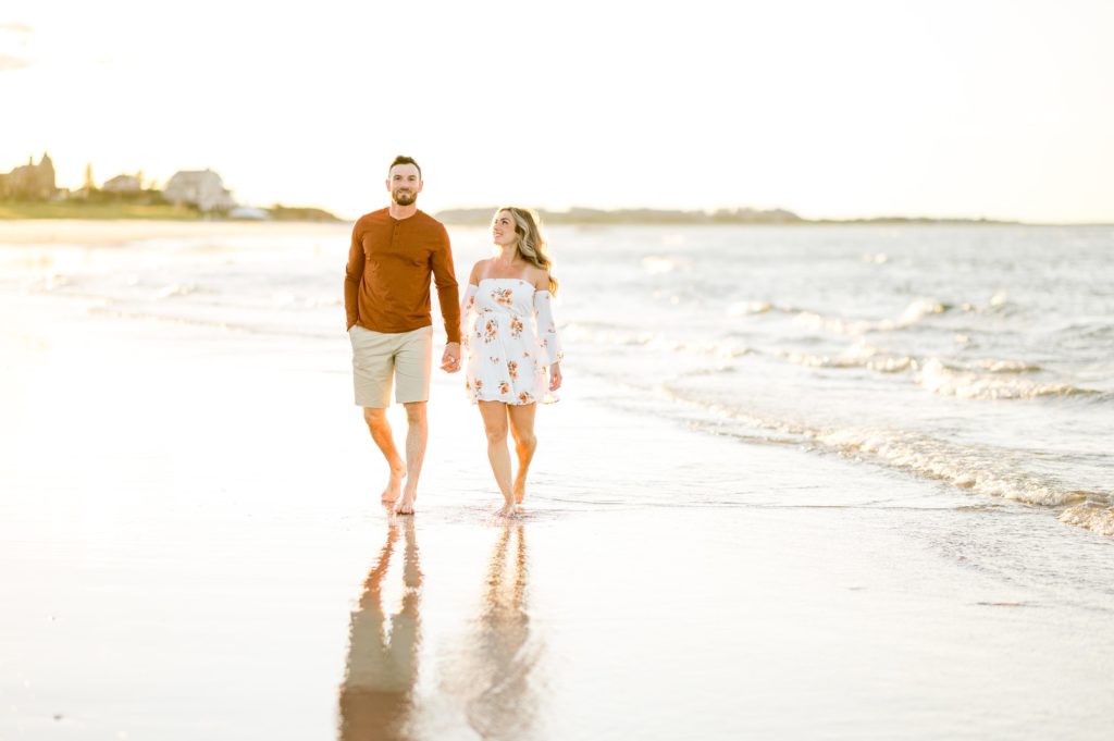 Boston couple beach photography