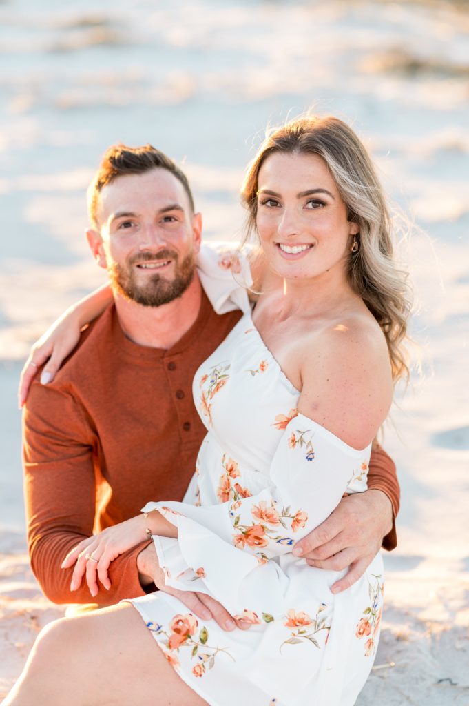 Couple photography at the beach 