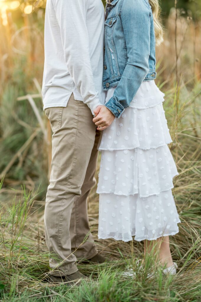 Close up engagement photo pose idea