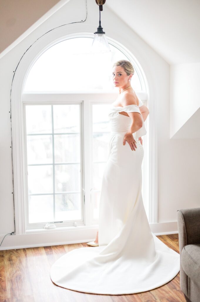 Bridal portrait for Intimate Provincetown wedding