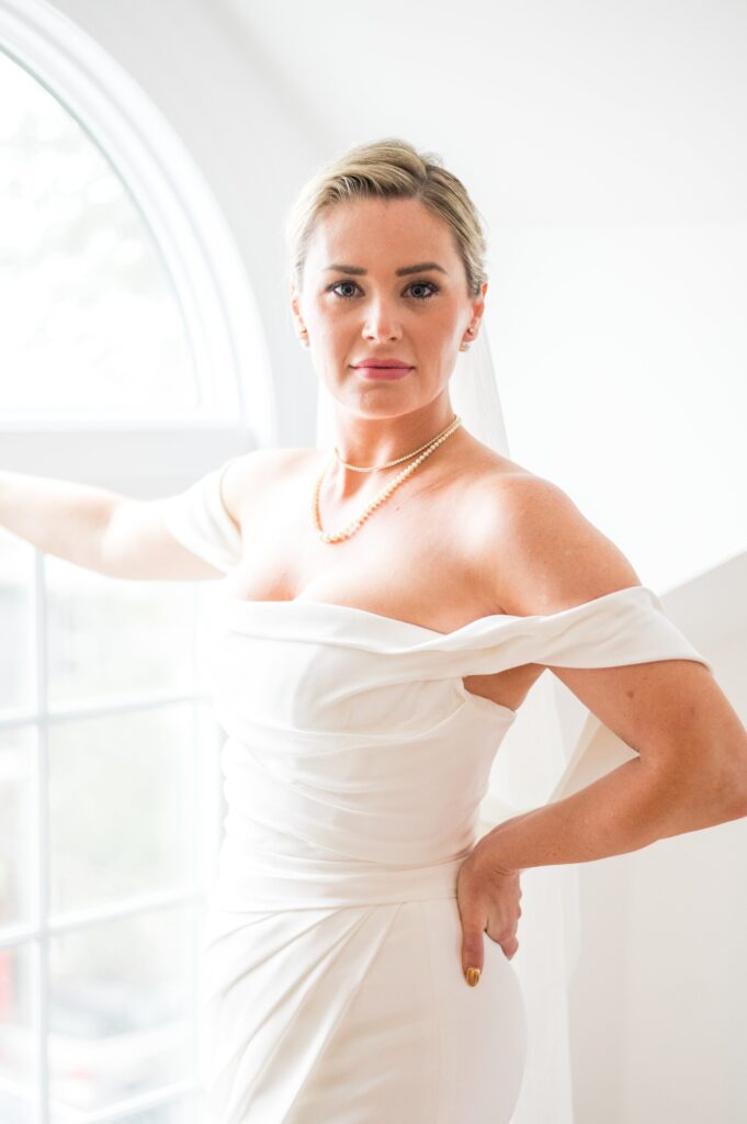 Bridal portrait for Intimate Provincetown wedding
