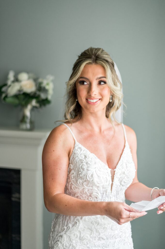 Bridal portrait at the Beauport Hotel in Gloucester, MA