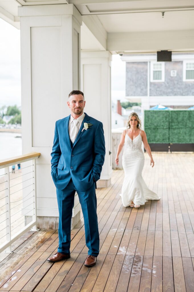 First look on the porch at the Beauport Hotel in Gloucester, MA