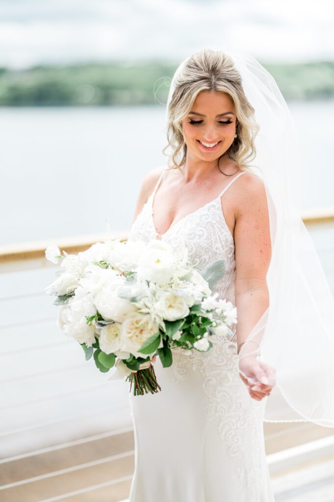 Bridal portrait for North Shore Wedding at the Beauport Hotel in Gloucester, MA