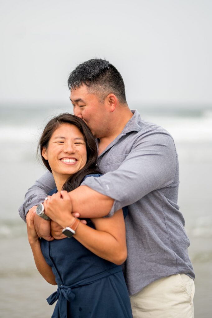 Boston's North Shore beach engagement photos