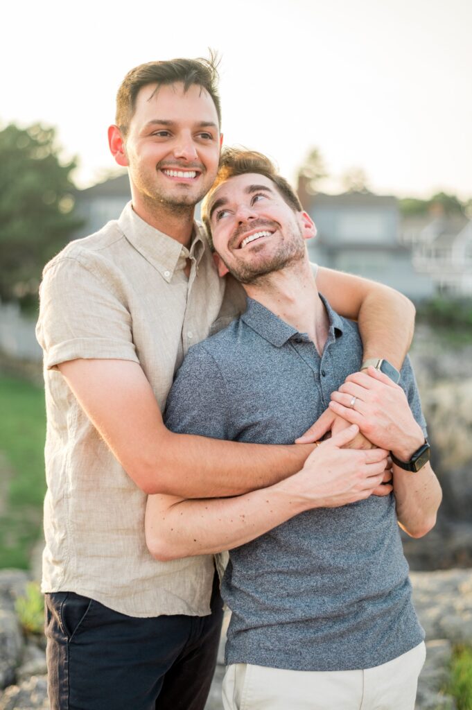 New England Couple Photography on the coast 