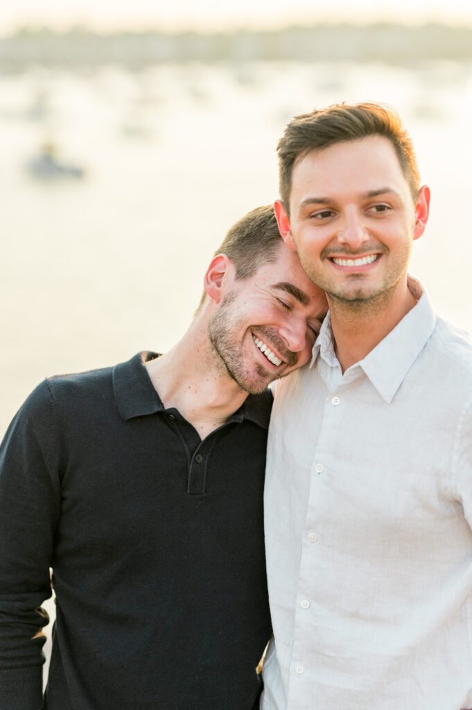 Marblehead Engagement photos at Chandler Hovey Park 