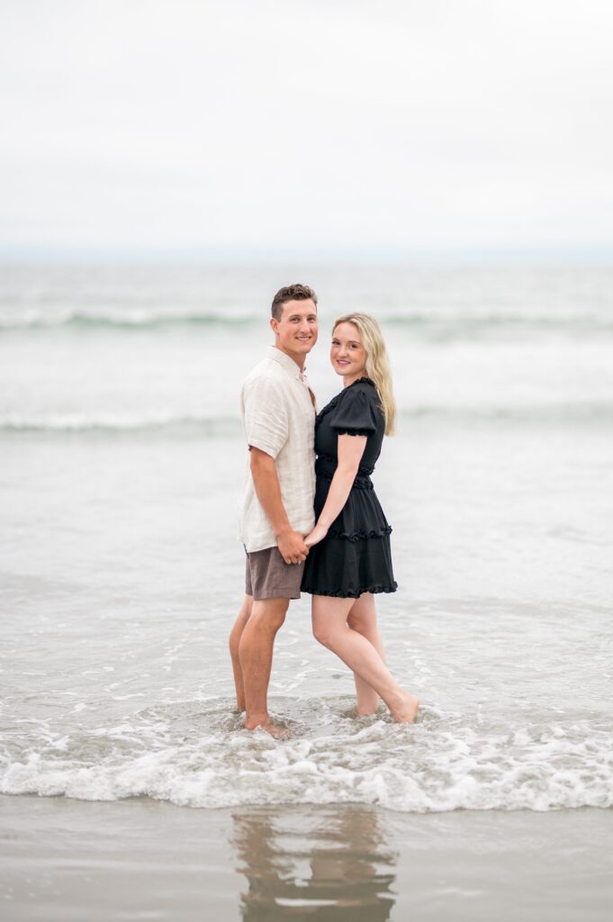 Newport Engagement session at Second Beach