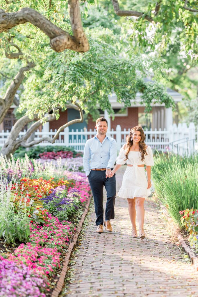 Prescott Park Summer Engagement Session in Portsmouth, NH