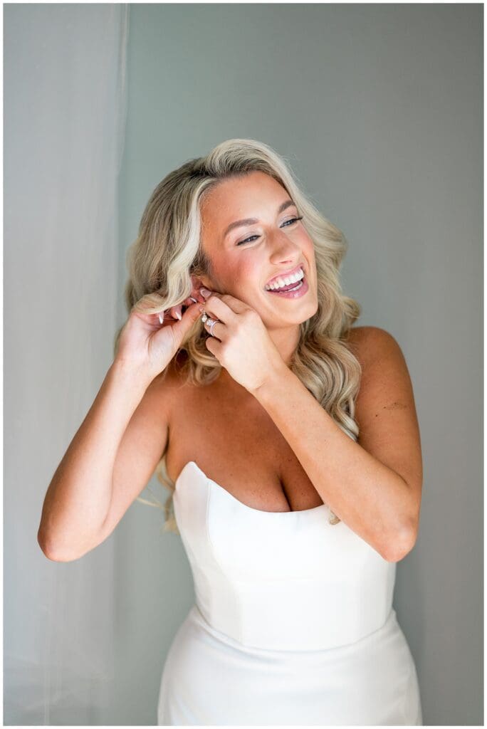 Bride getting ready at The Beauport Hotel