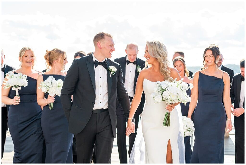 Stunning Coastal Wedding Party