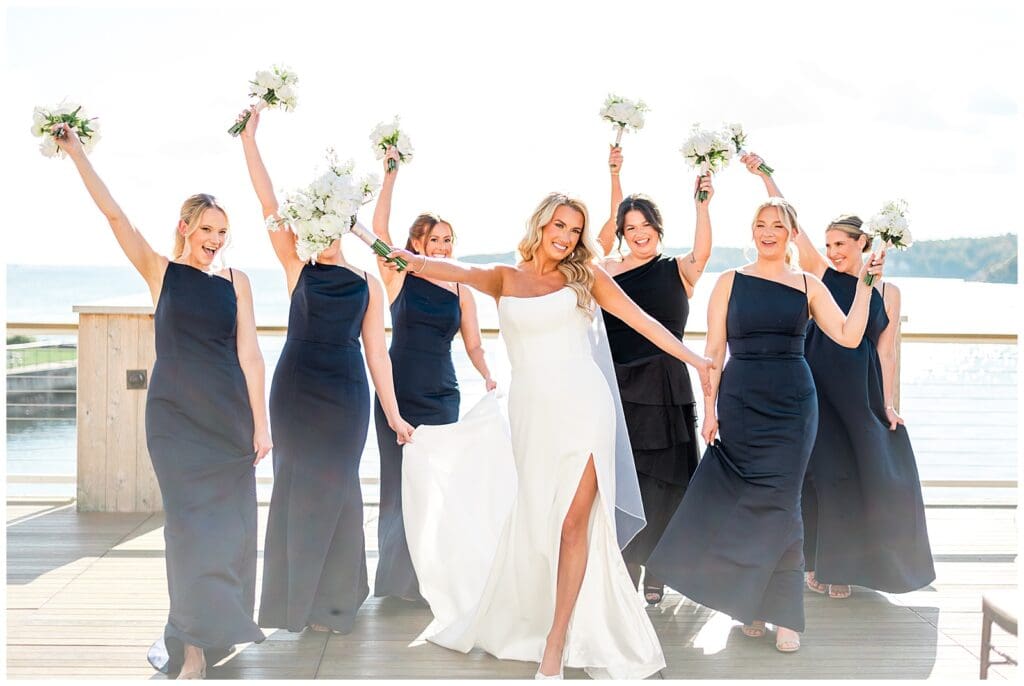 Coastal Massachusetts Bride & Bridesmaids