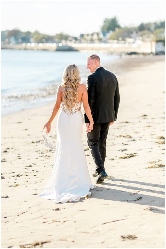 Bride & Groom Portraits on the beach