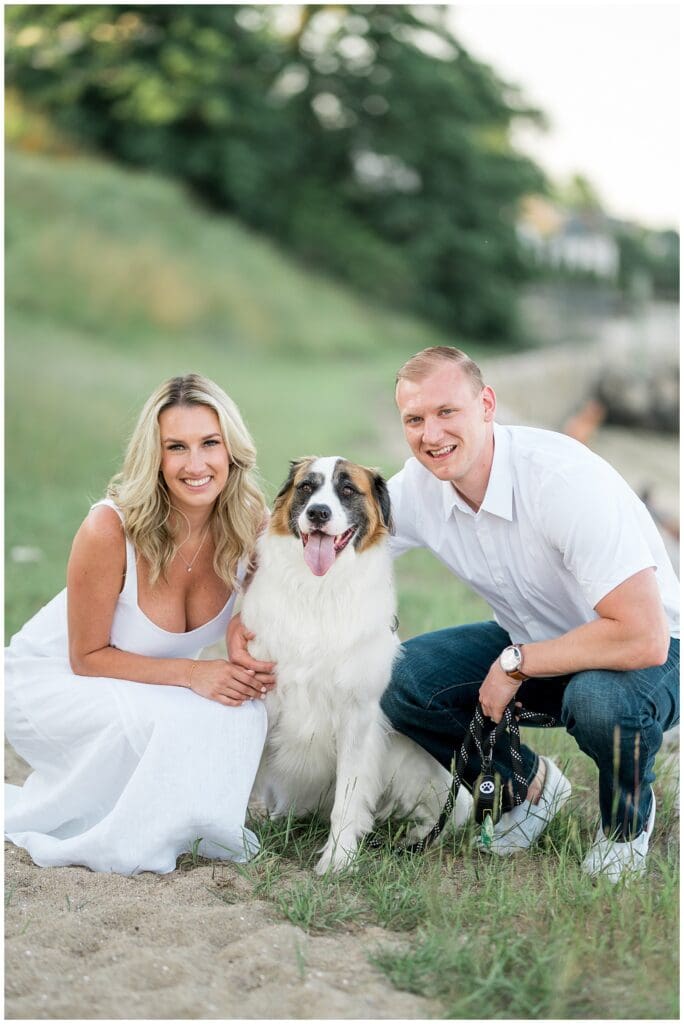 Beverly Engagement Session with Dog