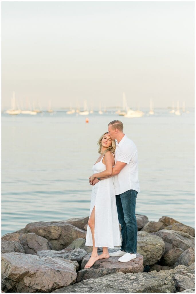 Beverly MA coastal engagement photo