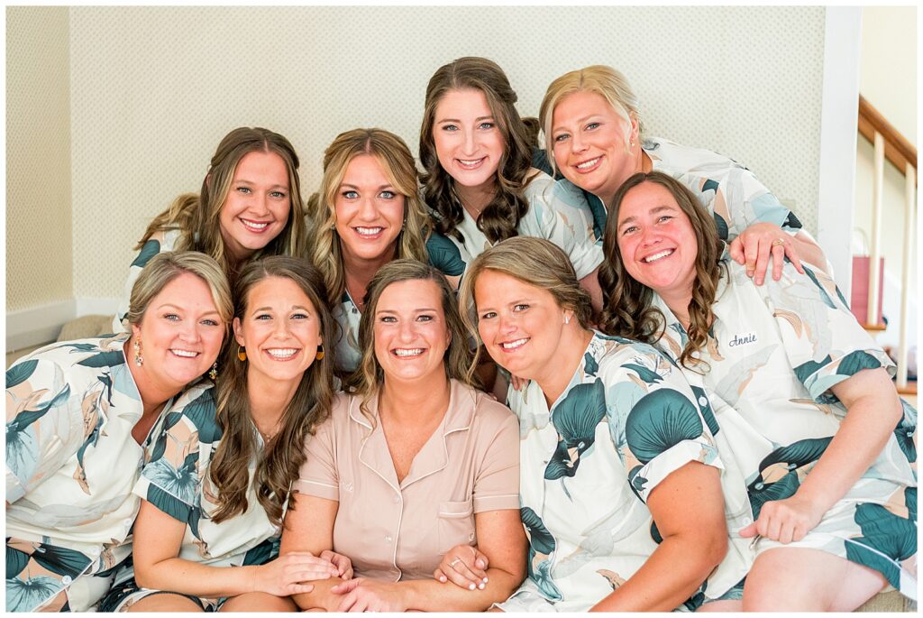 Tropical Bridesmaid PJs