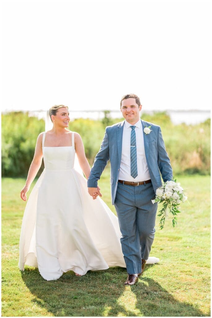 Sachuest Point Wildlife Refuge Bride and Groom Portraits