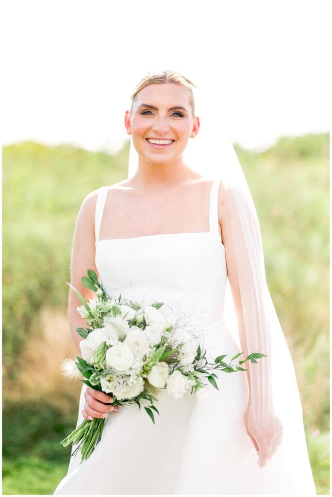 Sachuest Point Wildlife Refuge Bride Portrait