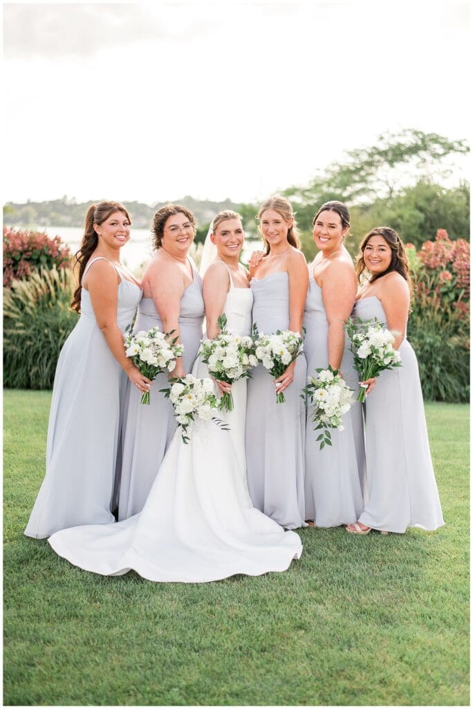 Elegant Bridesmaids in Newport, Rhode Island