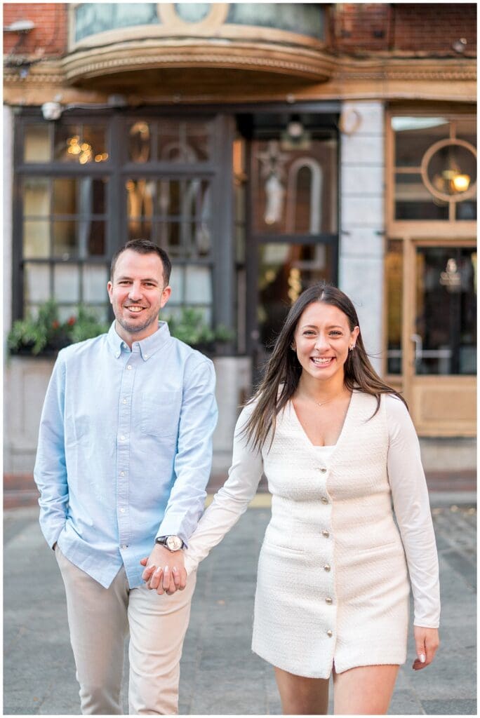 North End Boston Engagement Session at North Square