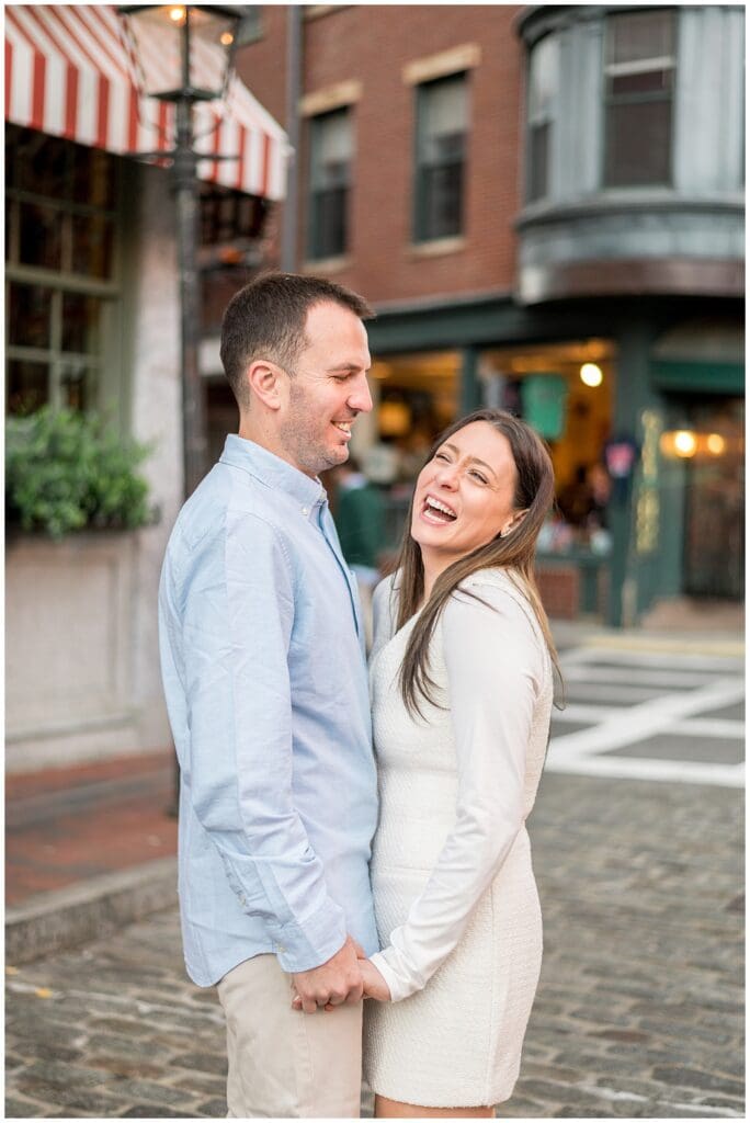 Cute Boston Engagement Photos