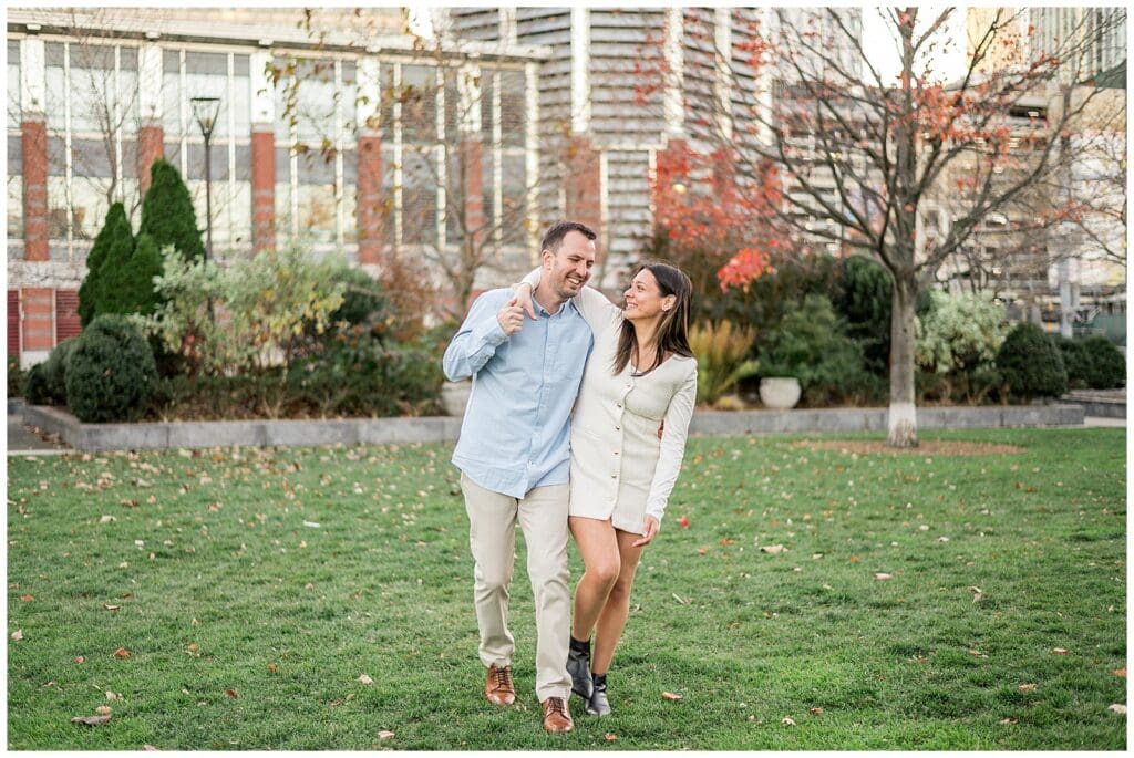 Cute Boston Engagement Session