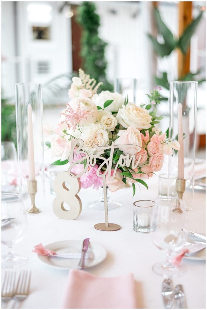 The Bohlin table decor