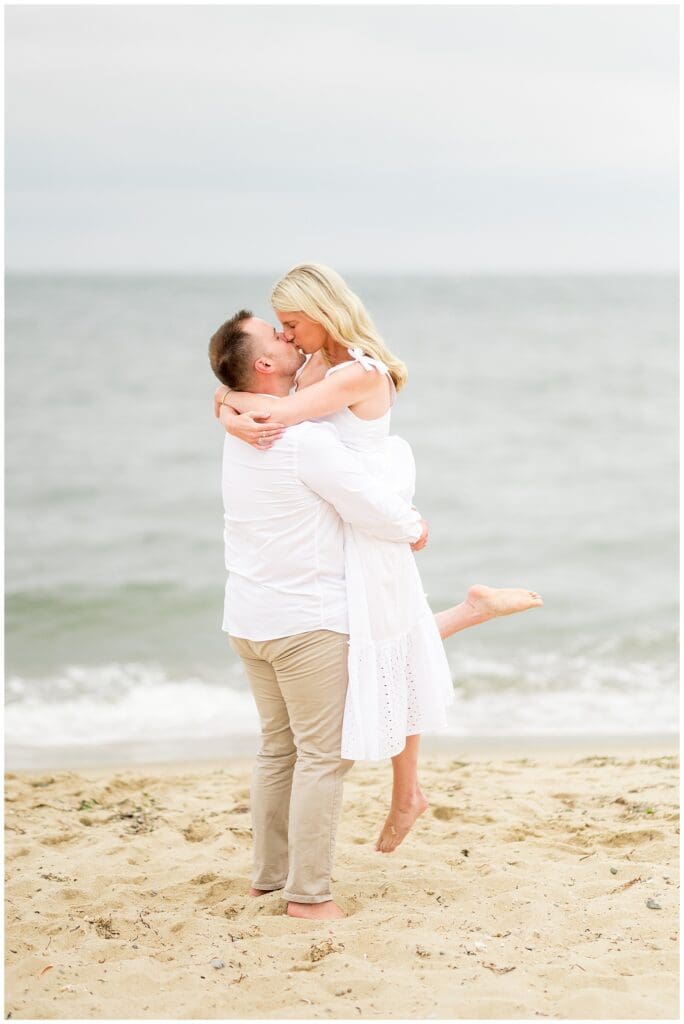 Cape Cod Beach Engagement Photos