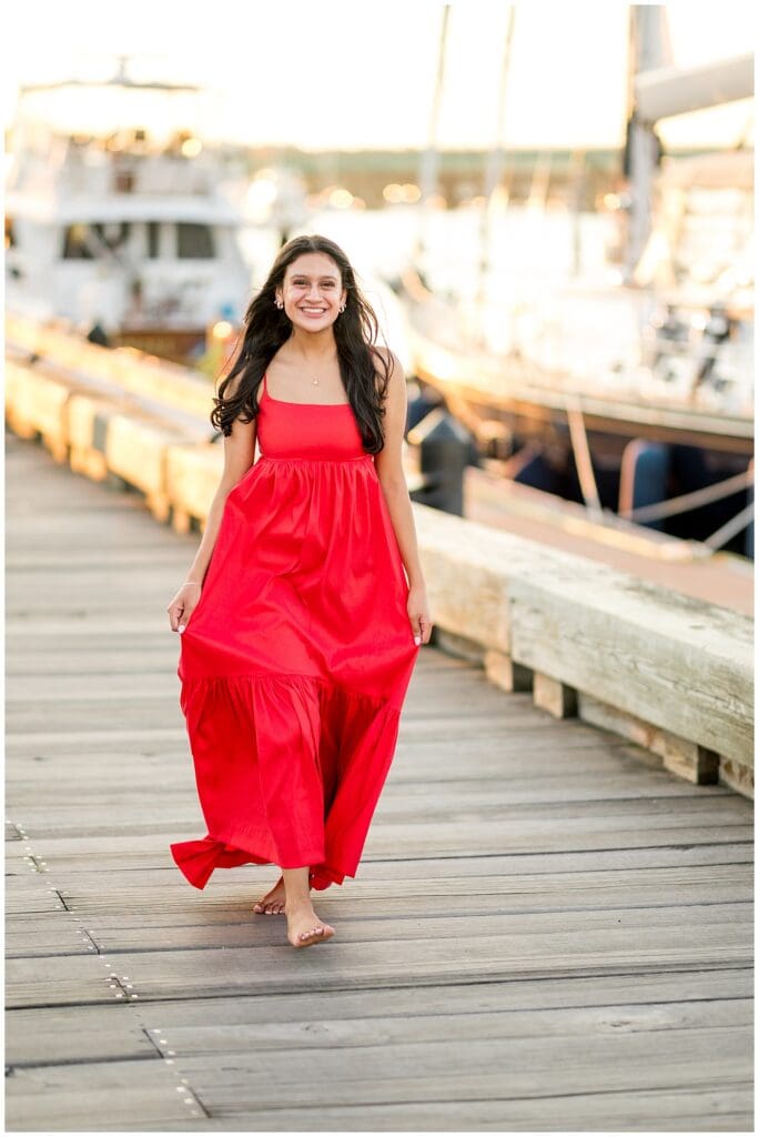 Waterfront Park - Newburyport, MA Senior Photos