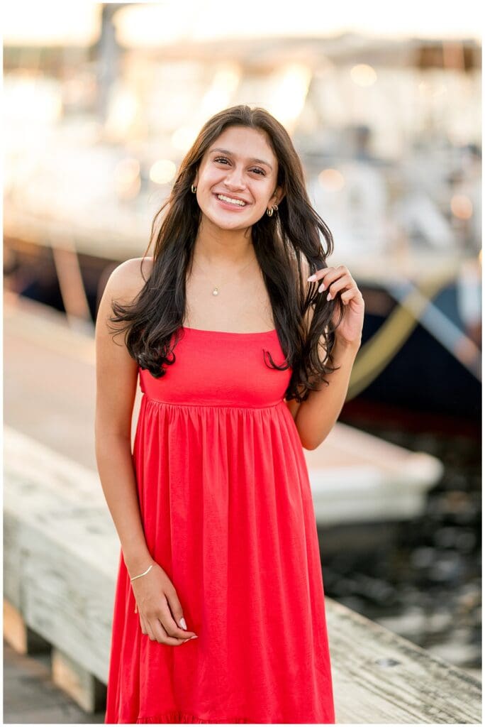 Waterfront Park - Newburyport, MA Senior Photos