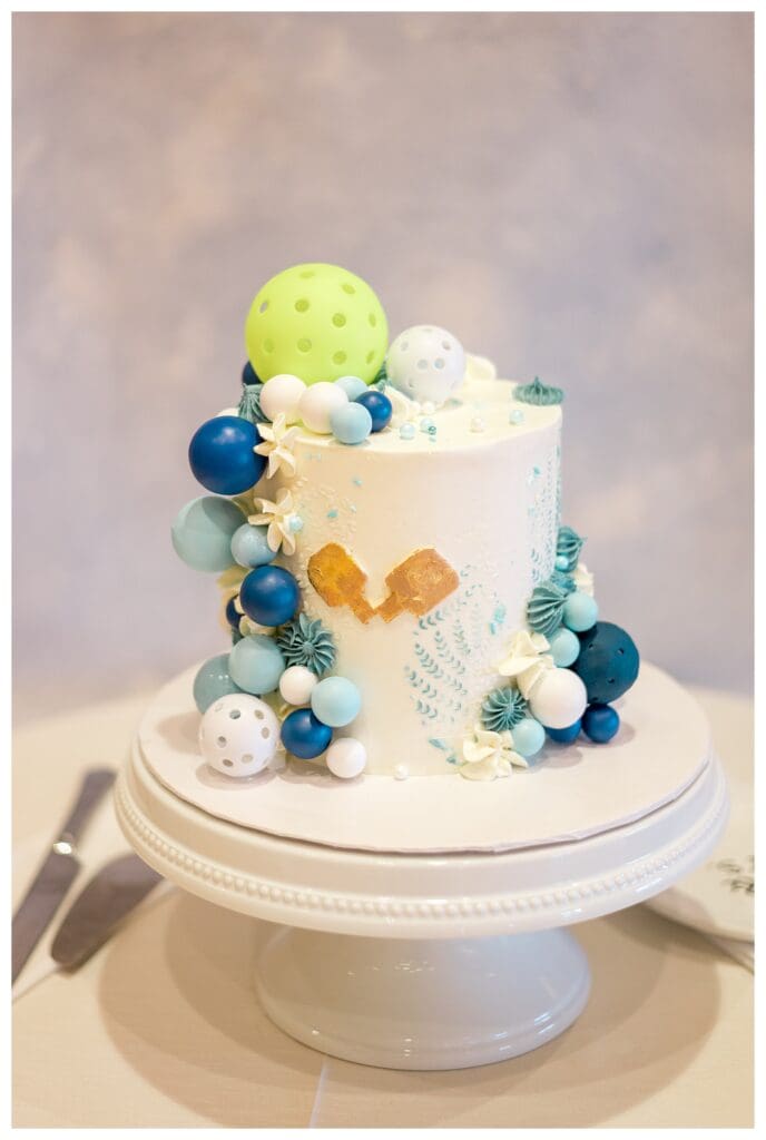 Pickleball Wedding Cake by Cake Ann