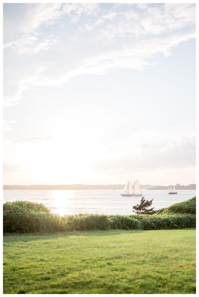Sailboat at the Lawn at Castle Hill