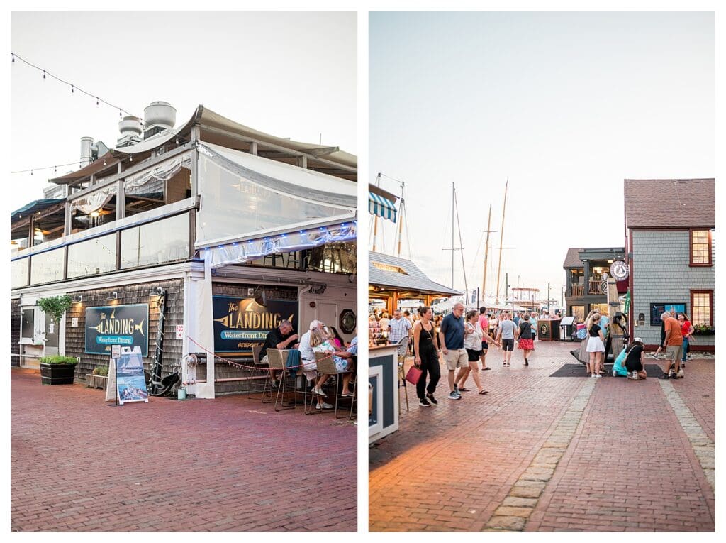 The Landing Restaurant in Bowen's Wharf, Newport, Rhode Island