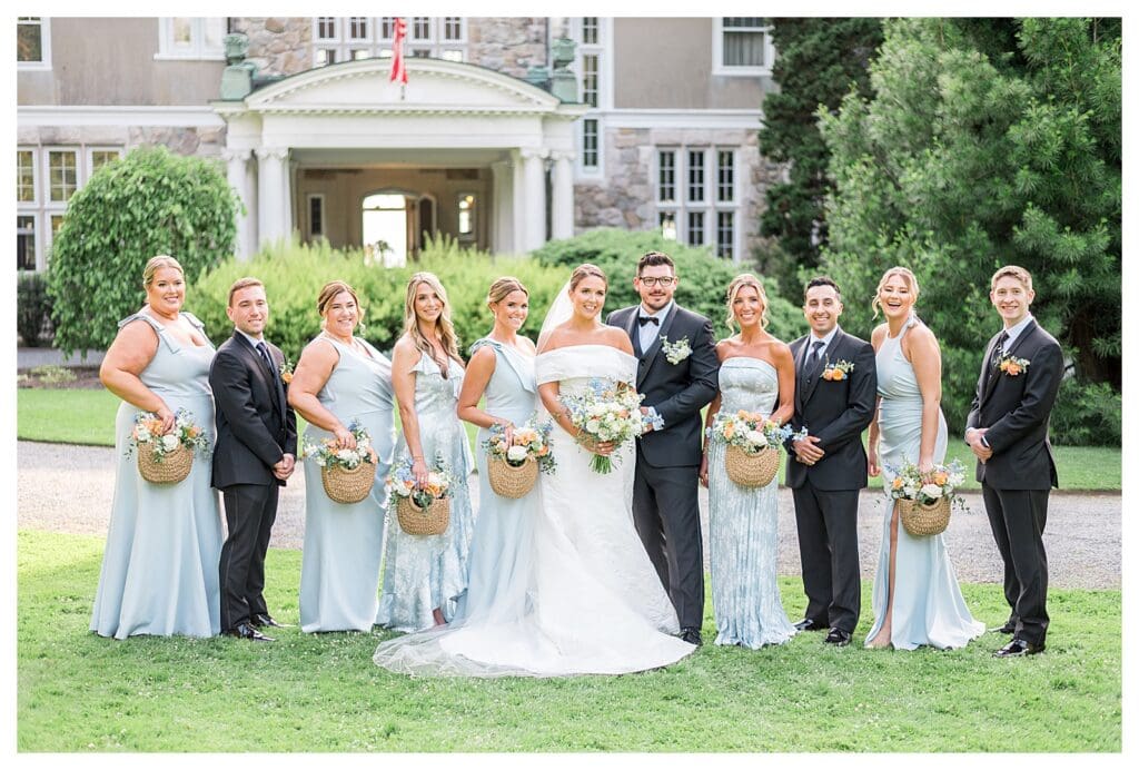 Blithewold Wedding Party Portrait