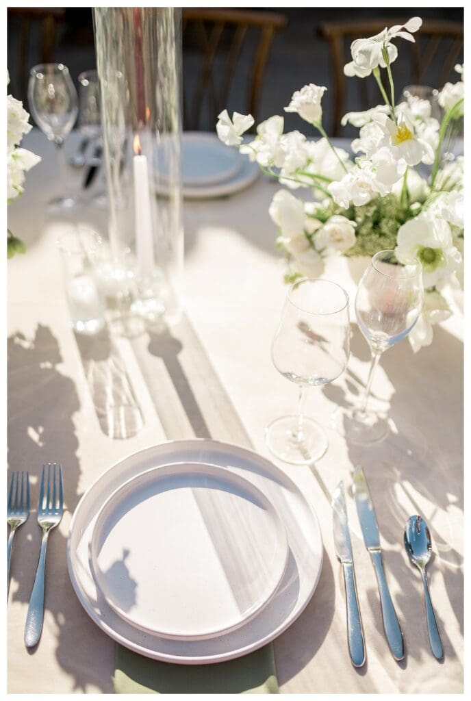 Natural wedding details photographed at luxury California winery venue