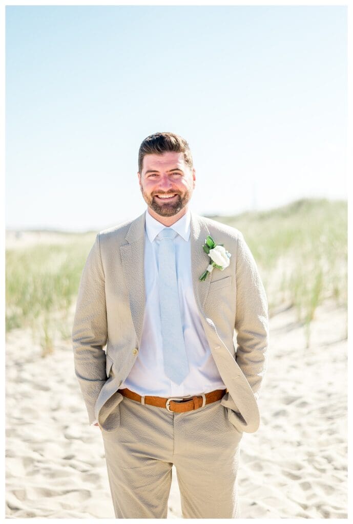 Cape Cod groom portrait