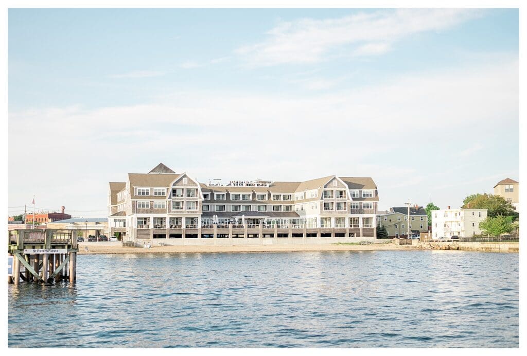 Beauport Hotel Gloucester waterfront exterior overlooking Gloucester Harbor