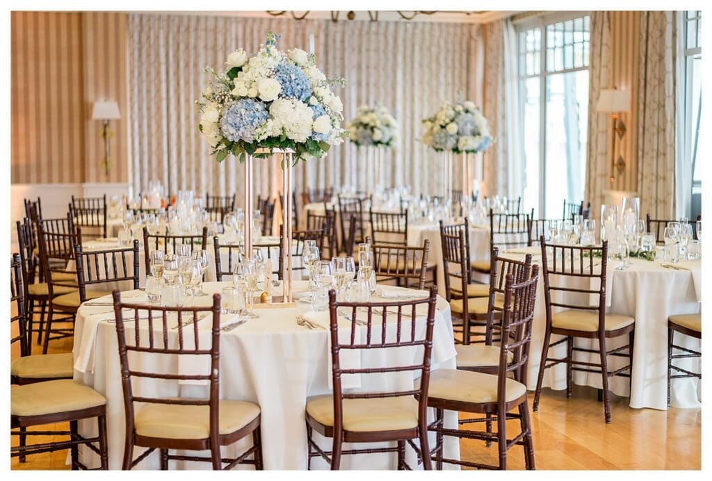 Wedding reception ballroom at Beauport Hotel Gloucester